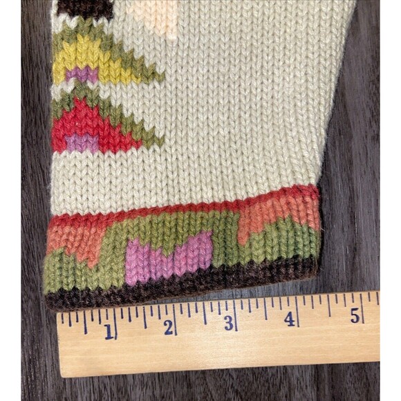 Storybook Knits Ramie Vintage Chief Native Western Cardigan Sweater, Size M - Picture 13 of 15